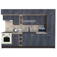Bucatarie BIGMAR 310 A Wenge / Decor 8509